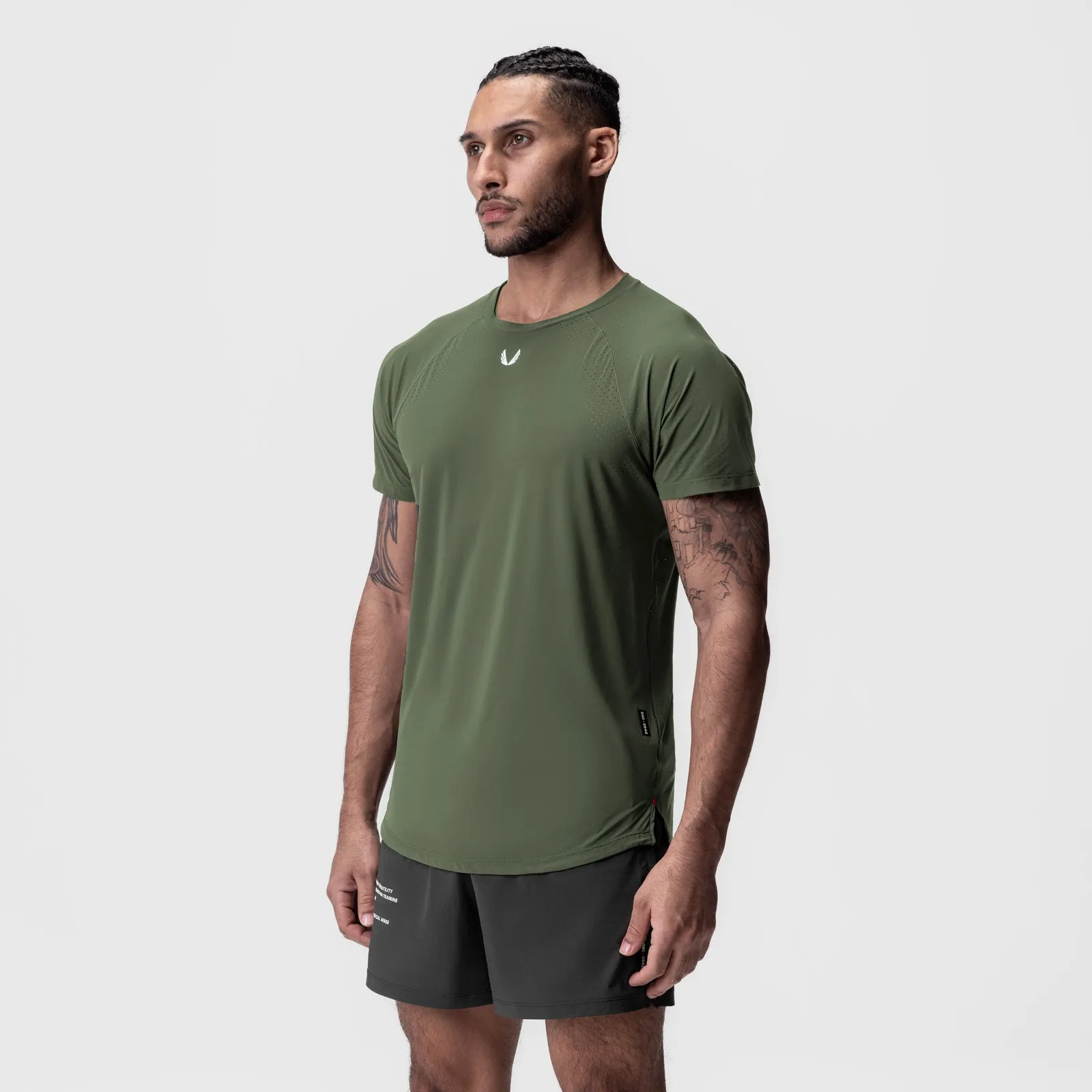 EcoConscious Processing 0948. Laser-Vent? Established Tee - Olive