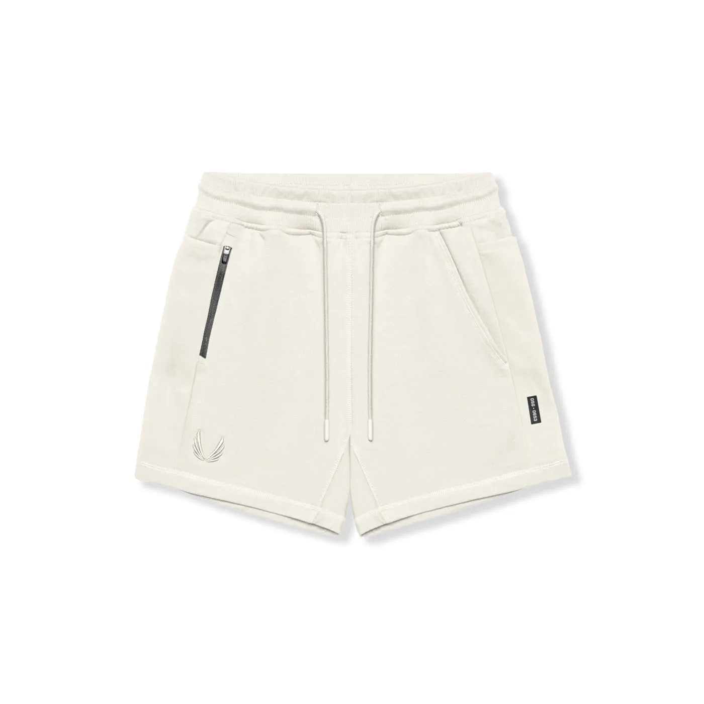 Trendy Mood Reinforced Hems 0867. Tech-Terry? Sidelock Sweat Short - Ivory Cream