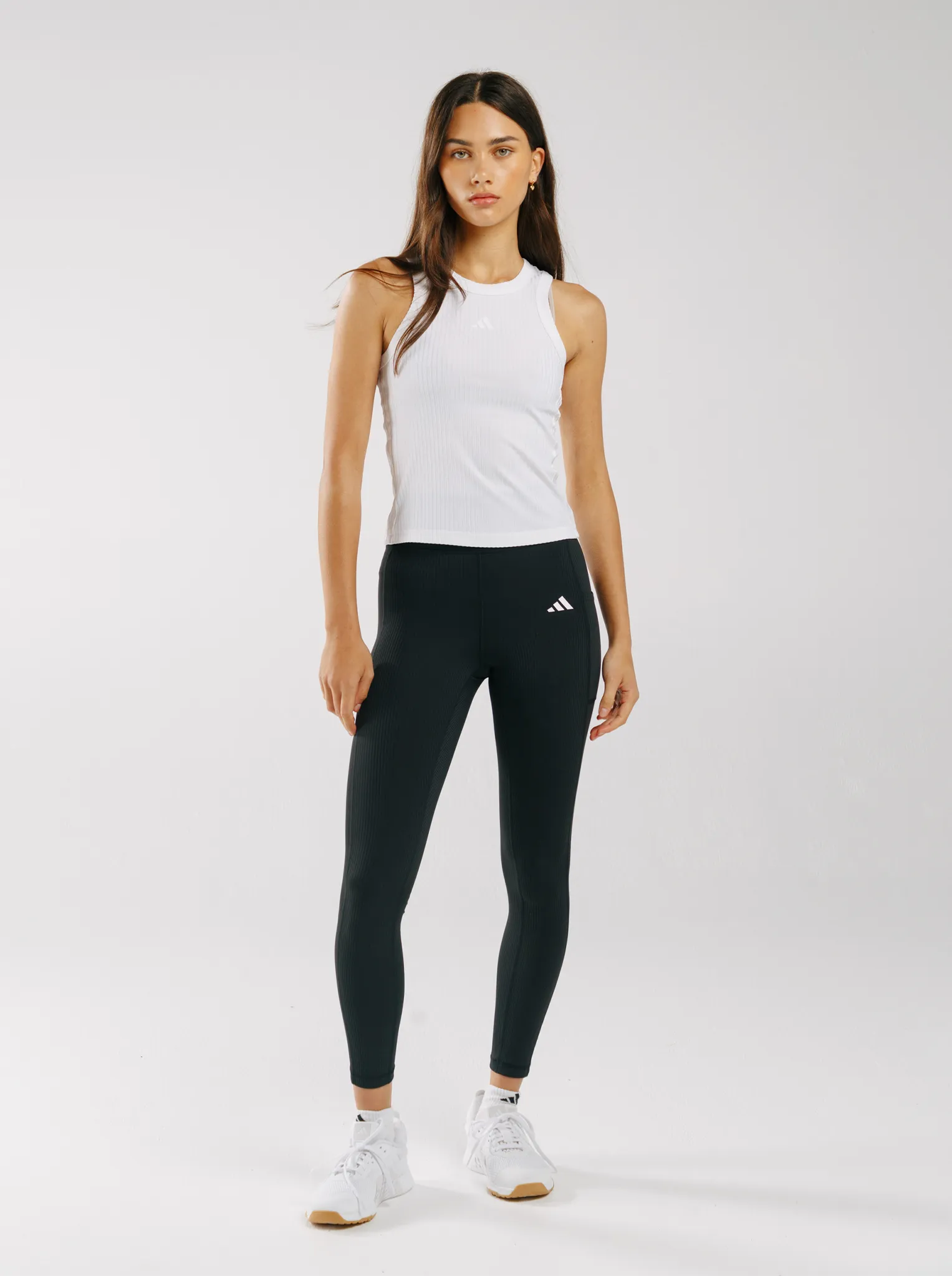 All Ages Double Layer Optime Stash 7/8 Leggings