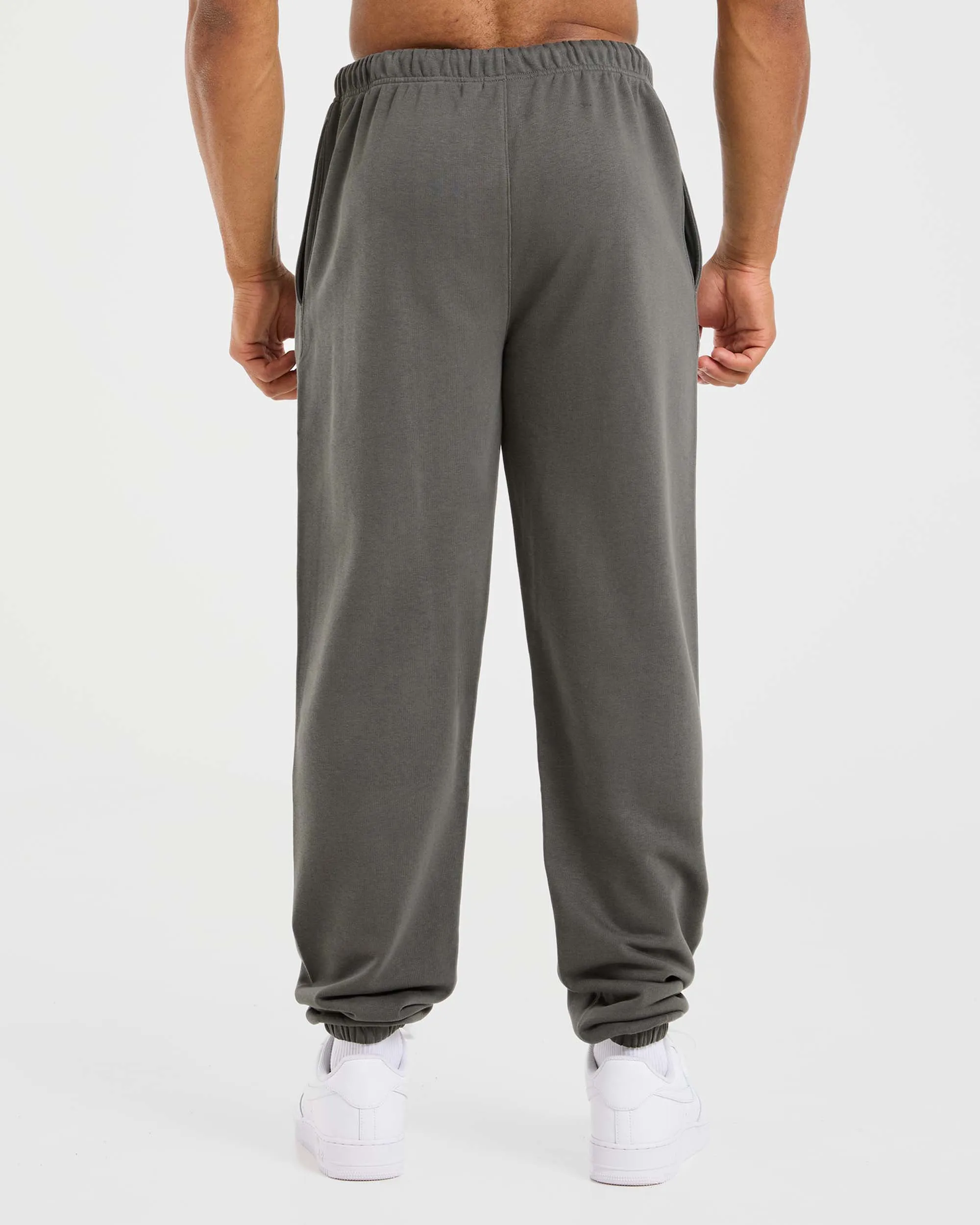 Durable Stitching Craft Oversized Joggers - Charcoal