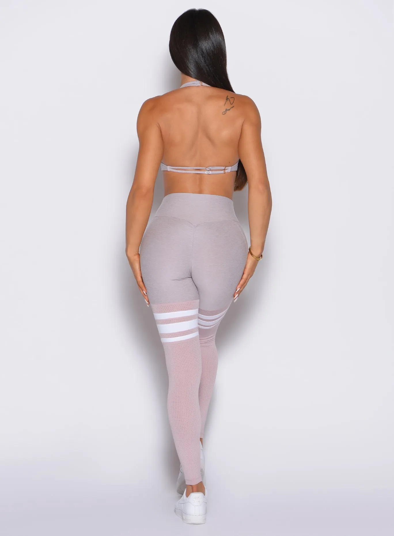 Indoor Exercise Maternity Wear Scrunch Thigh-Highs