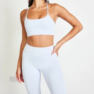 Strapless Accessorized Vanquish Evolve Mineral Blue Low Support Bra