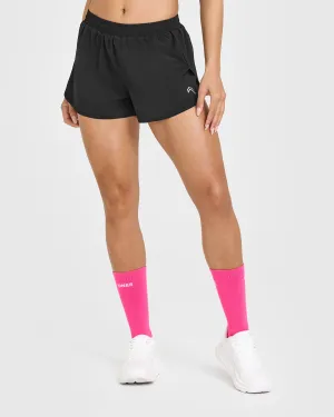 AirMove? Lined Shorts 3" | Black Easy Care All Occasion