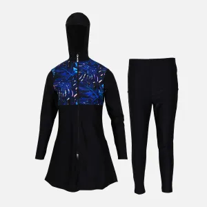 Sublimation Print LADIES ISLAMIC SWIMMING SET PANT TOP (PLUS SIZE)