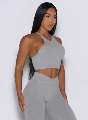 Blend Drawstring closure Lifter Heather Seamless Bra