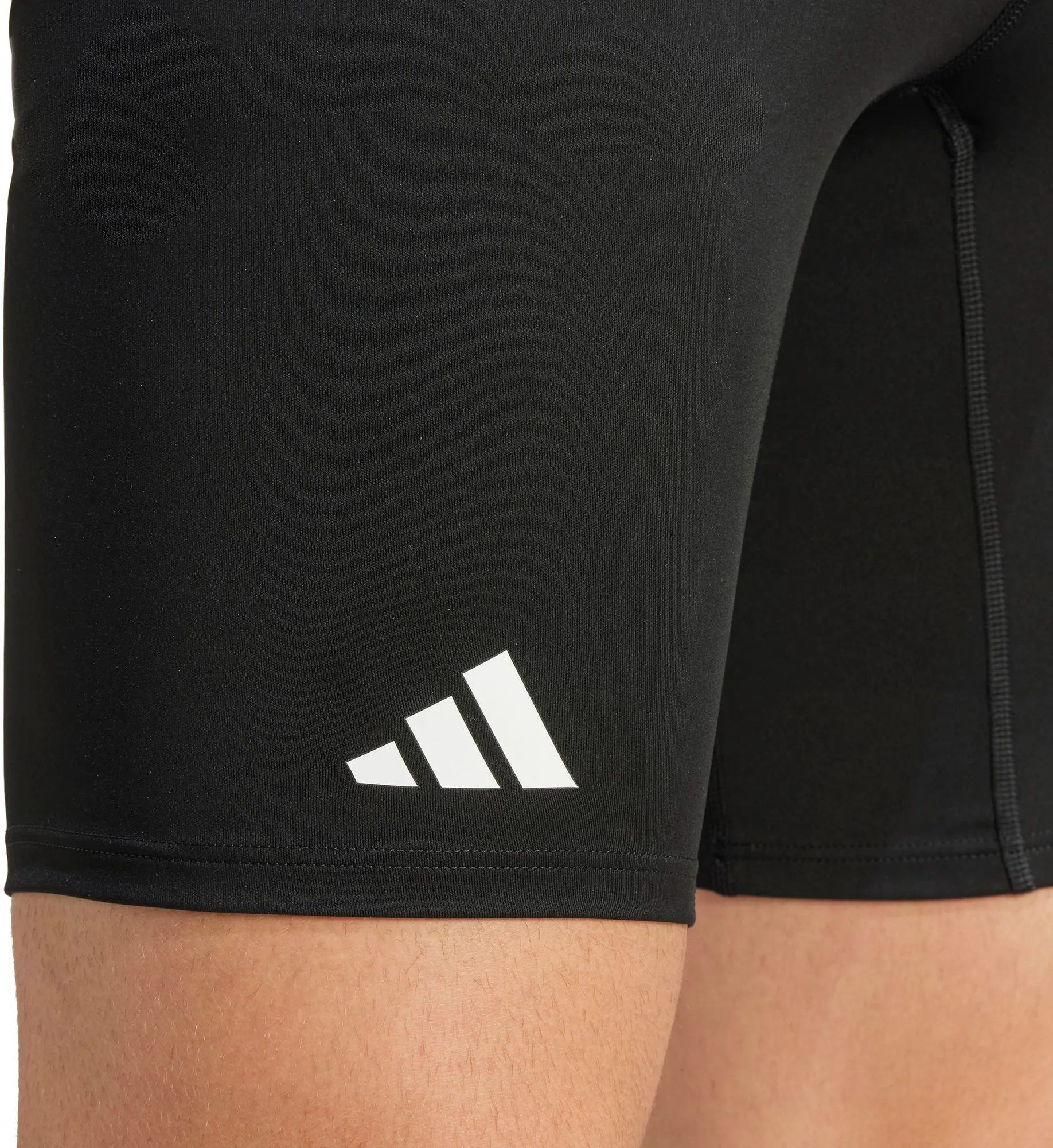 adidas Adizero Essentials Mens Short Running Tights - Black Home Wear