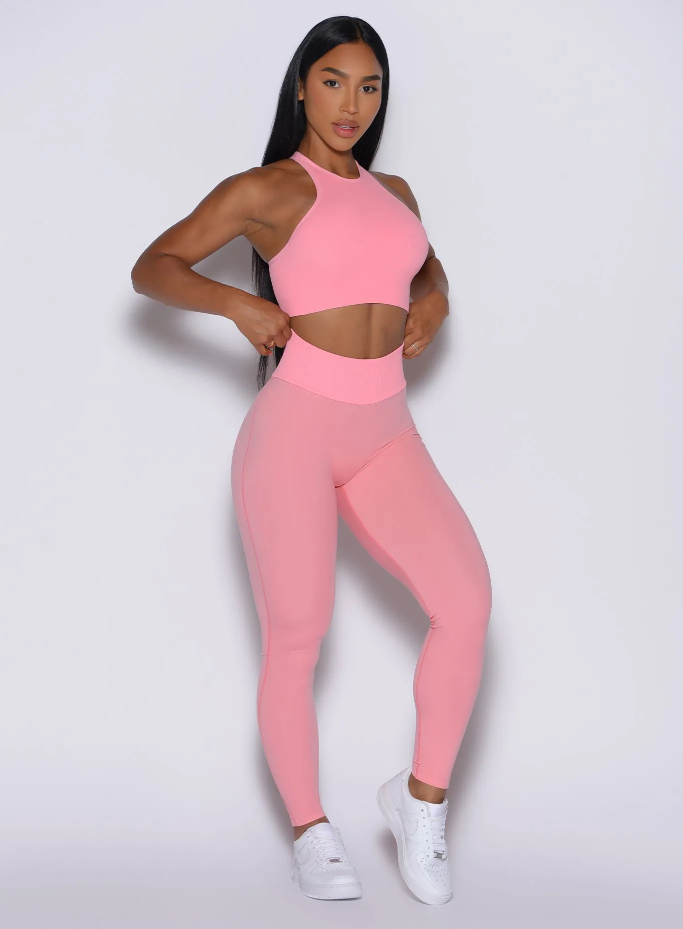 Figure Scrunch Leggings Neutral Color