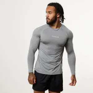 Urban Outfit homecoming Vanquish Ultra Soft Steel Grey Long Sleeve Slim Fit T Shirt