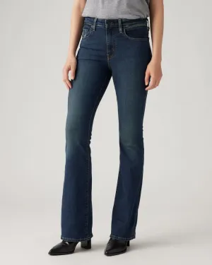 Levi's? Womens 726 High Rise Flare Jeans - Blue Swell Urban Uniform Outdoor Fashion