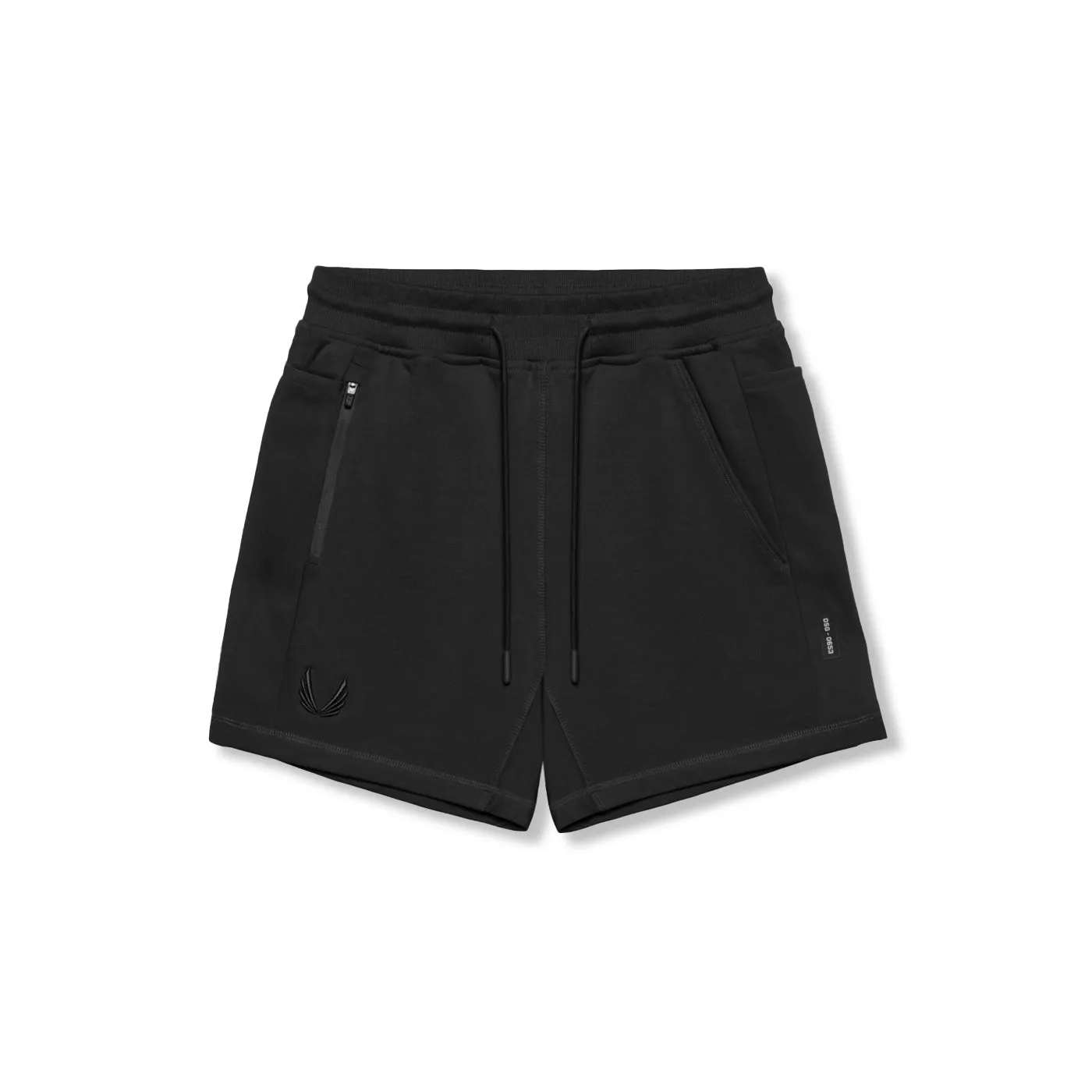 swimming accessory No Ride Up Technology 0867. Tech-Terry? Sidelock Sweat Short - Black