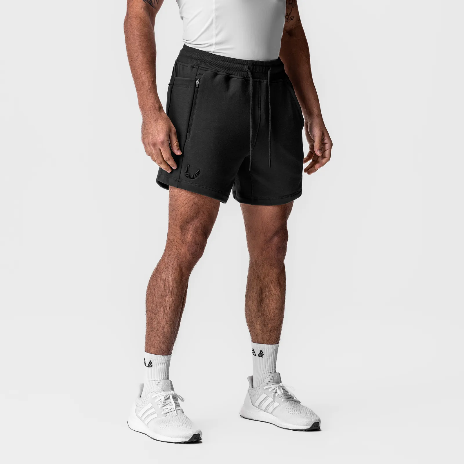 Workwear Summer essentials 0867. Tech-Terry? Sidelock Sweat Short - Black