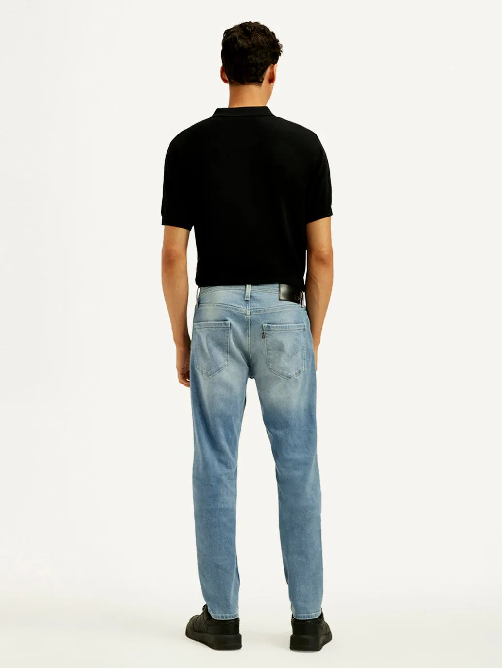 Men's Redloop 511 Light Indigo Slim Fit Mid Rise Jeans Style Appropriate Weighted Hemline