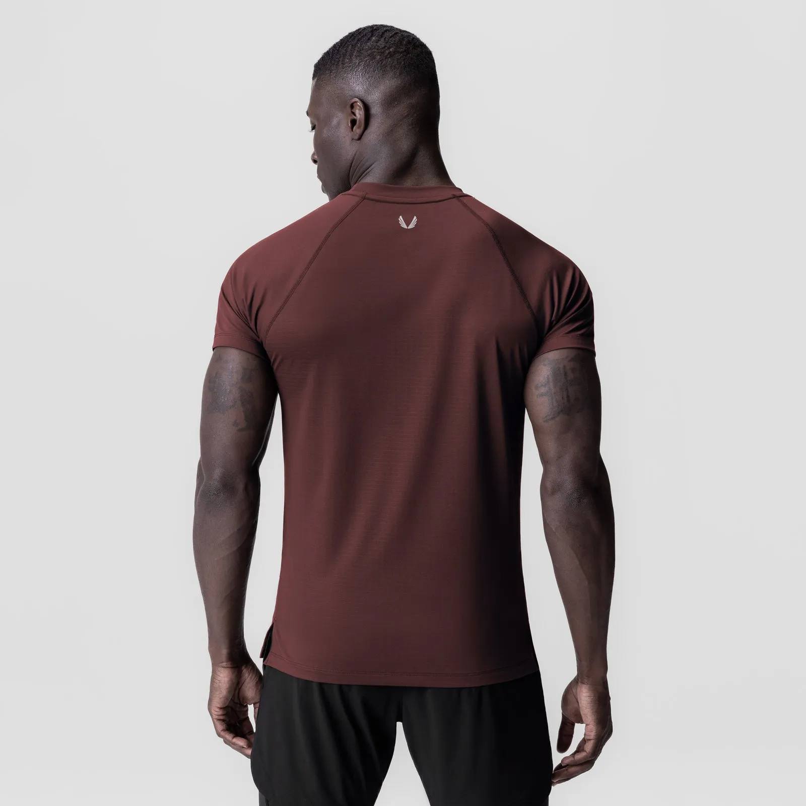 Fashion-Ready 0839. 3D-Lite? 2.0 Lycra? Fitted Tee - Crimson "OTWR"