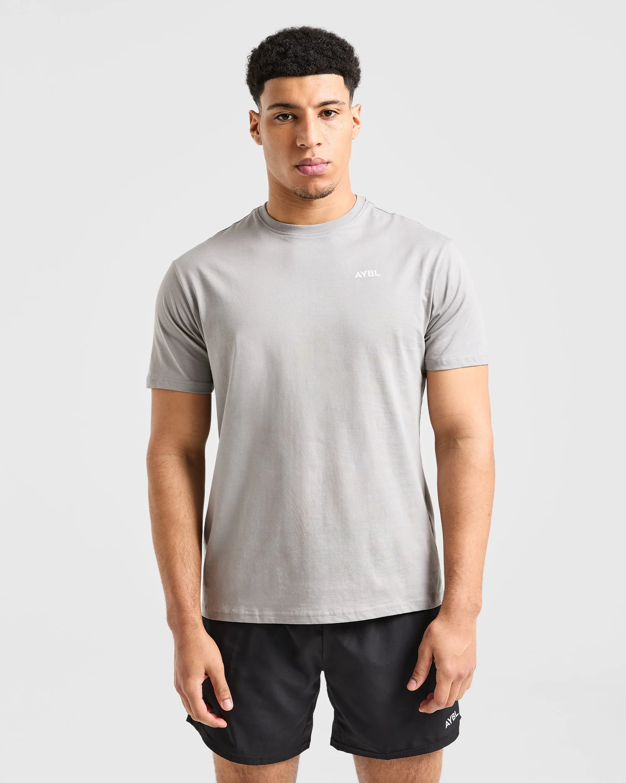 Anti Perspiration Lining Essential T Shirt - Misty