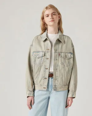 Low Effort Softened Texture Levi's? Womens 90's Trucker Jacket - Where's The Tint