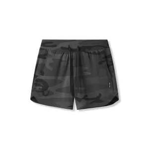 0751. Tetra-Lite? 5" Linerless Short - Black Camo "Wings" regular size hikers