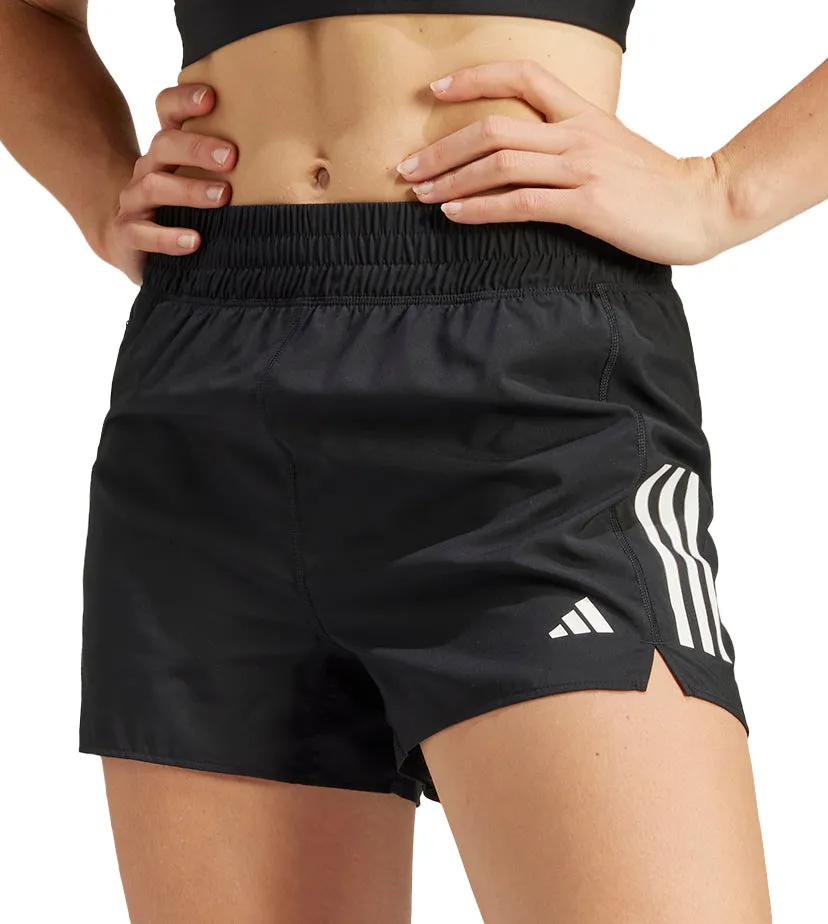 adidas Own The Run 3 Inch Womens Running Shorts - Black stain - resistant Sport Mood