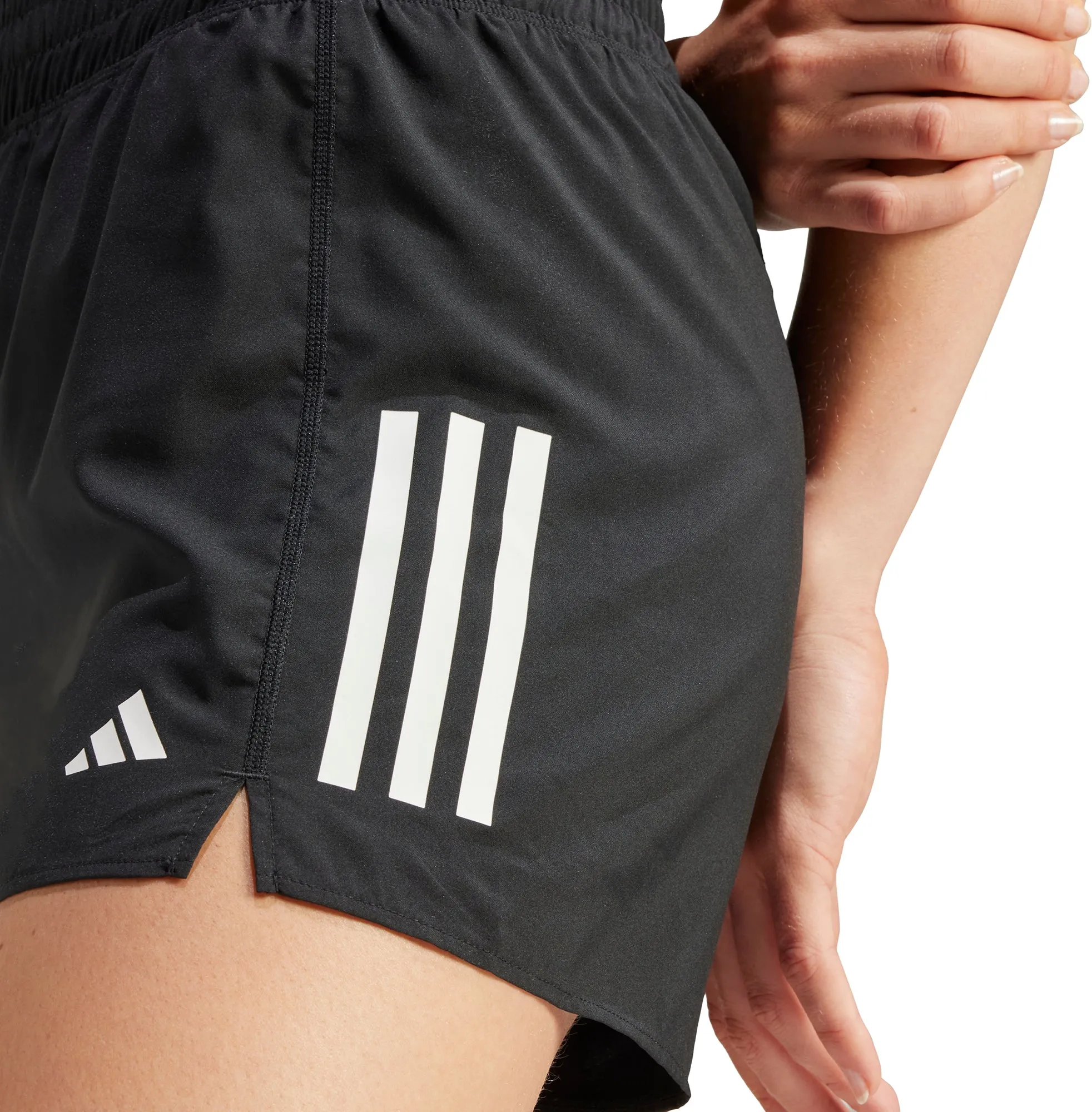 adidas Own The Run 3 Inch Womens Running Shorts - Black Classic Appeal Athletic Comfort