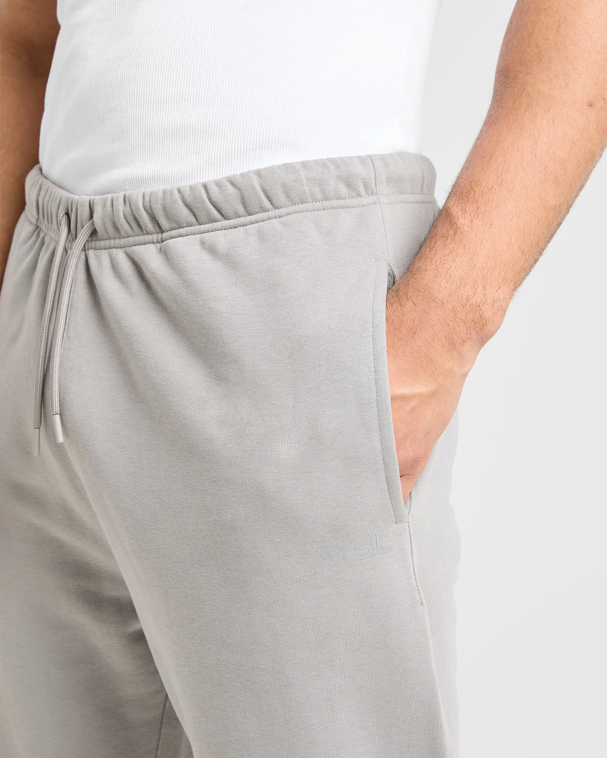 Quick-Dry Material HiddenPockets Craft Oversized Straight Leg Joggers - Misty