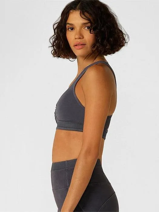 Quick Access Zip Pockets homecoming Weekender Washed Sports Bra