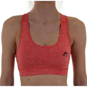 Shock Absorption Zones More Mile Train To Run Womens Running Crop Top - Orange