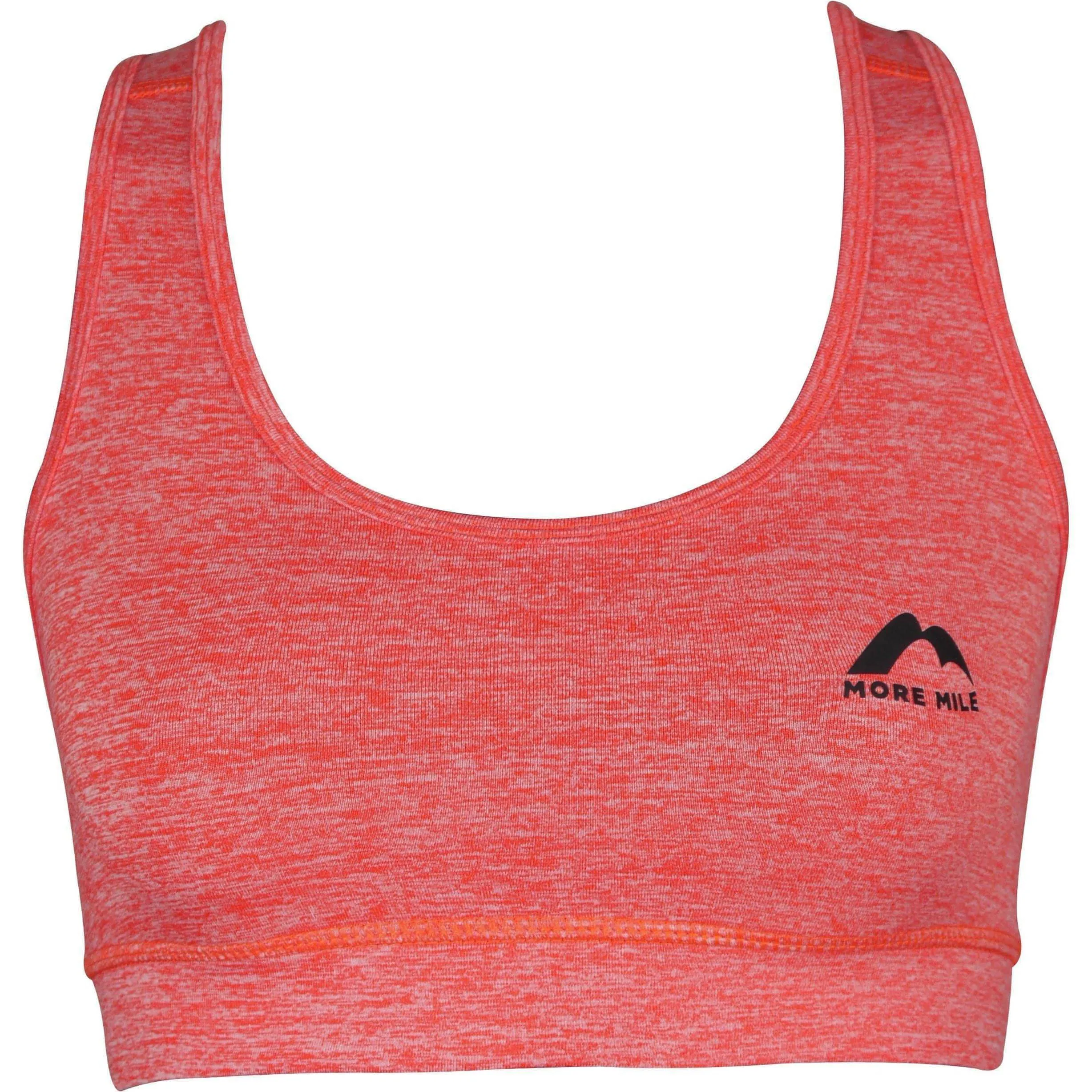 Polyester More Mile Train To Run Womens Running Crop Top - Orange