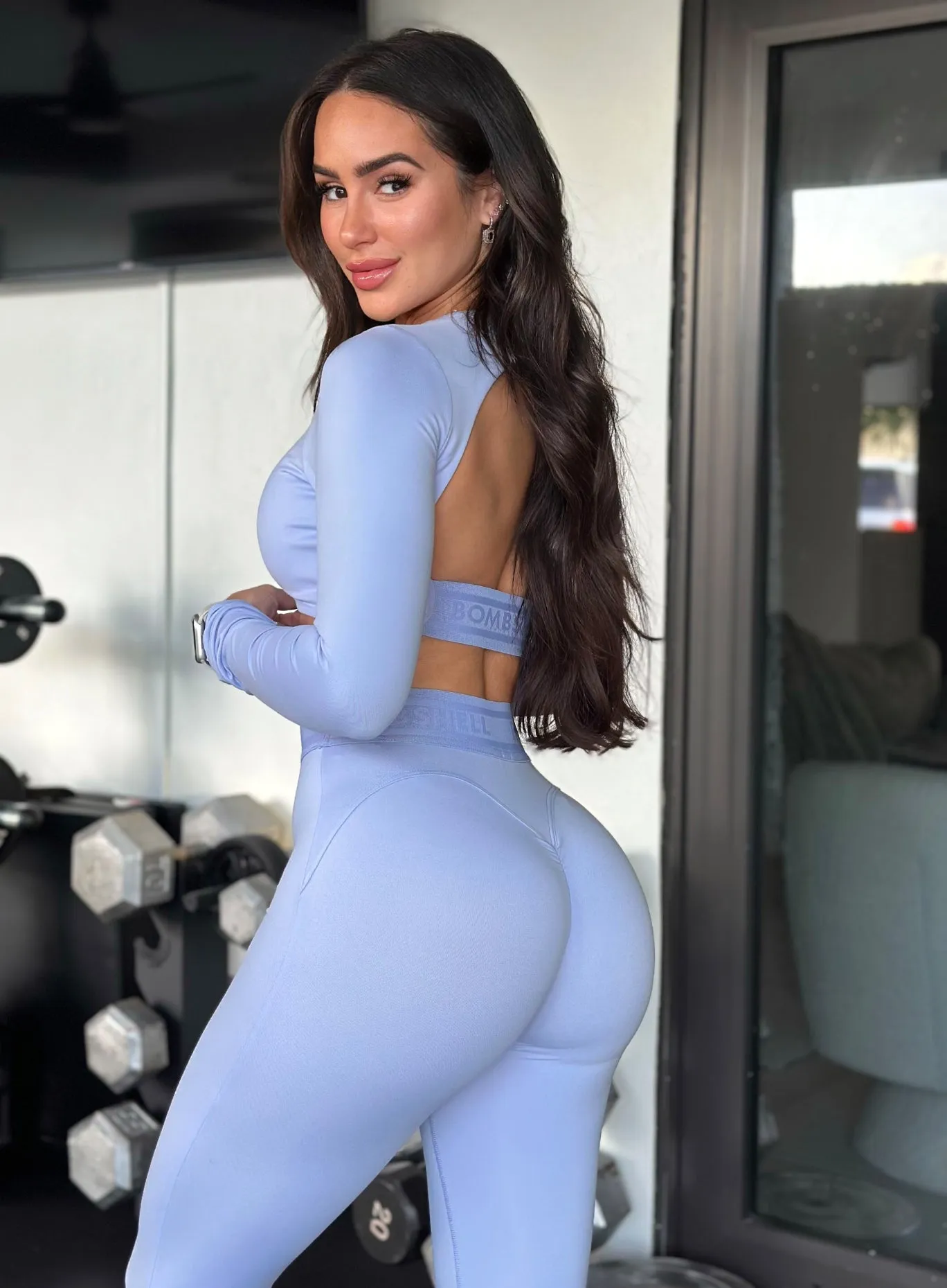 Bombshell Active Pullover Mesh workout gear