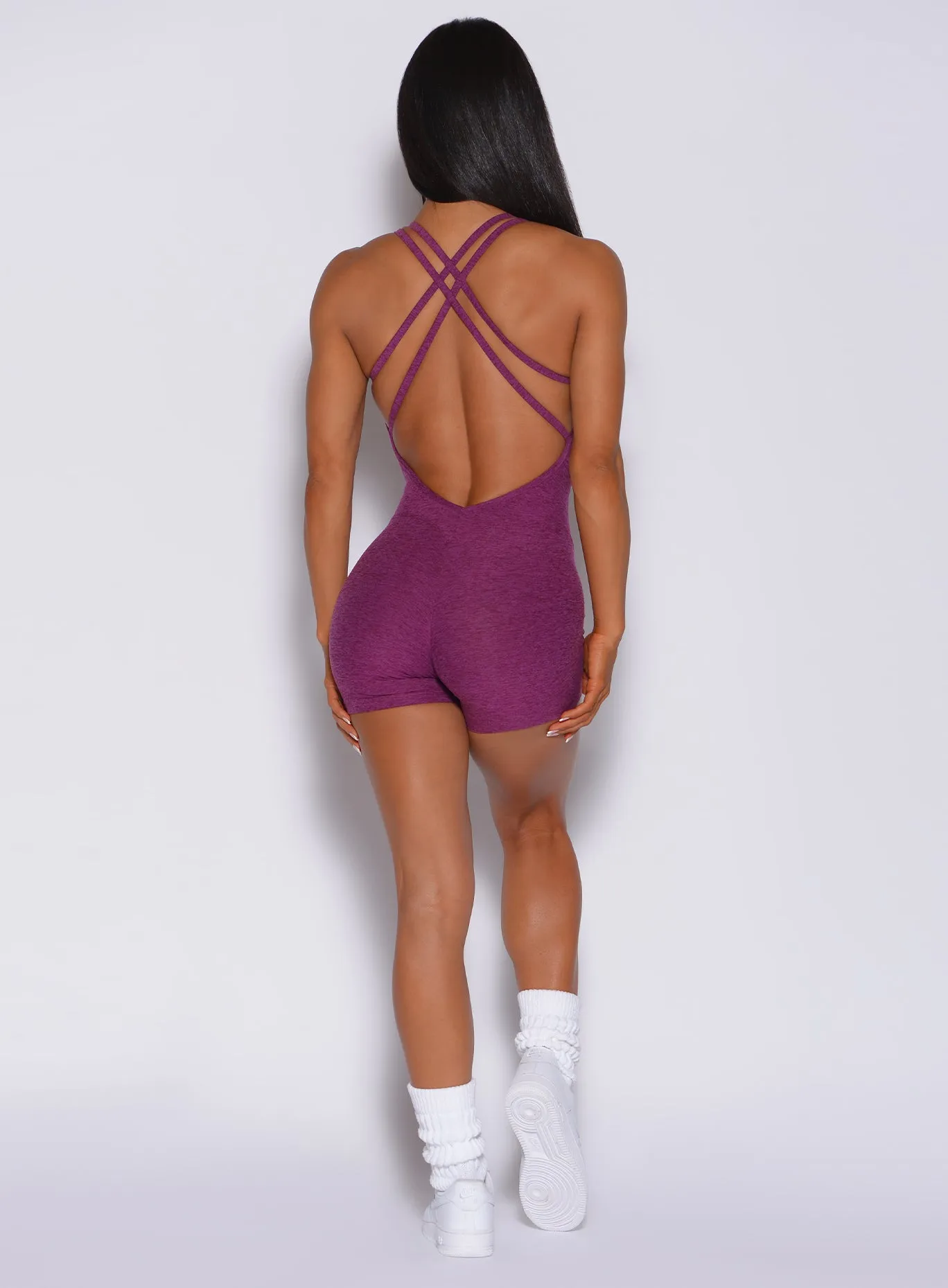 Charming Basic Breathable New Form Bodysuit Shorts