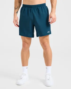 Core 7" Shorts - Ocean Teal Anti Pilling Surface