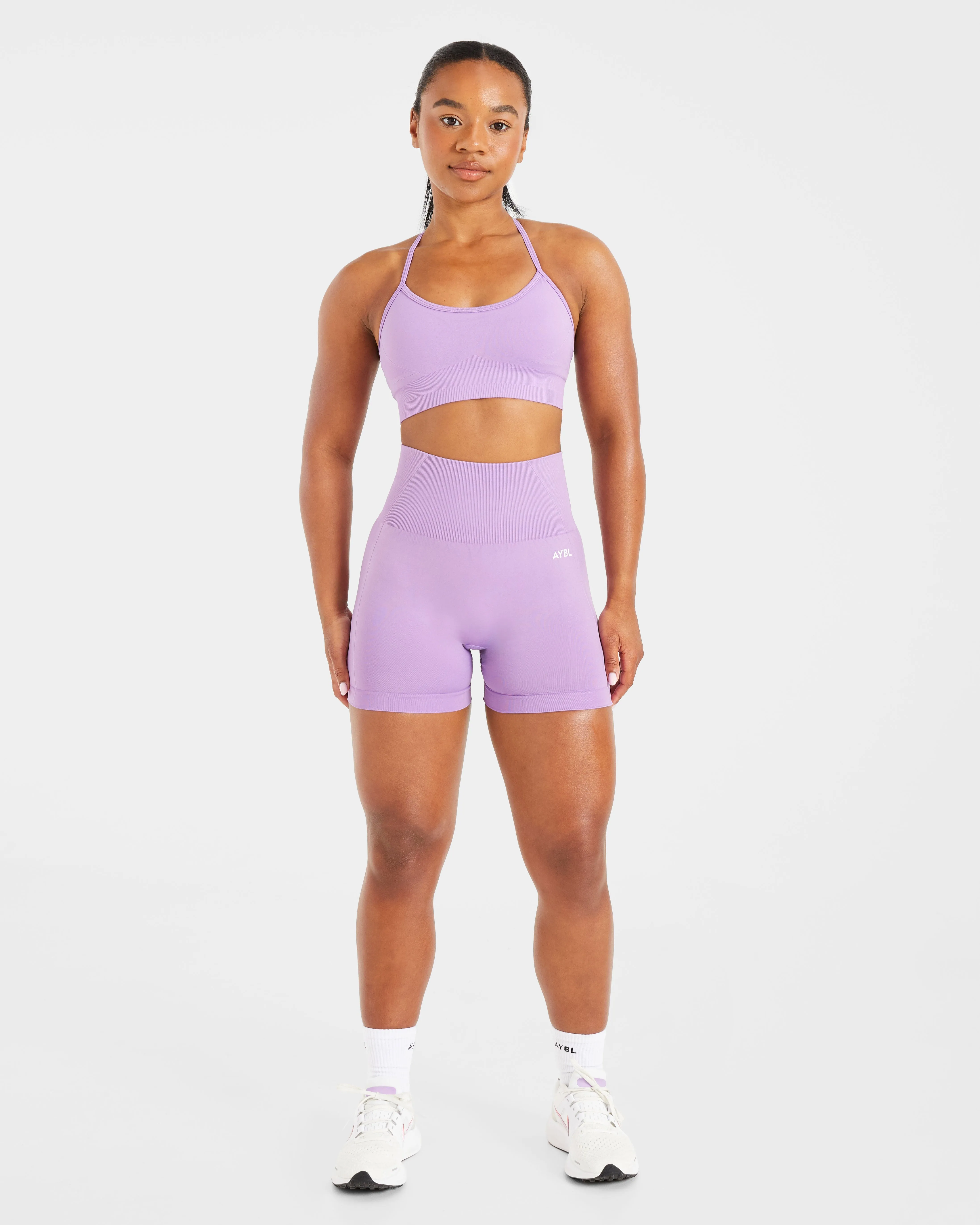 Accessorized seams Empower Seamless Sports Bra - Purple