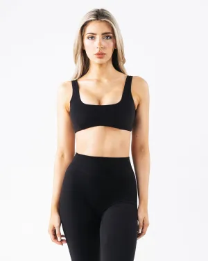 Olivia Sculpt Bra - Black Anti-chafe seams Machine washable