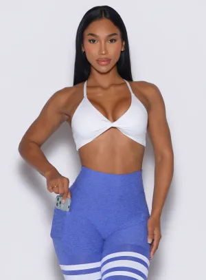 Topstitching seams Twist Mini Bra