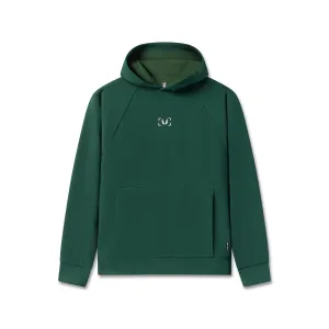 1019. Deltapeak? Oversized Hoodie - Forest Green Windproof Layer Sporty Outfit
