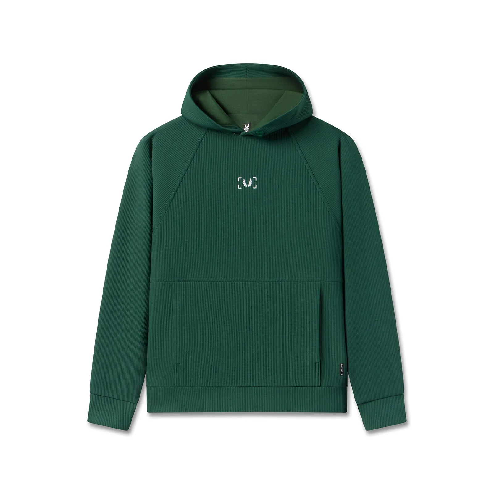 1019. Deltapeak? Oversized Hoodie - Forest Green Windproof Layer Sporty Outfit