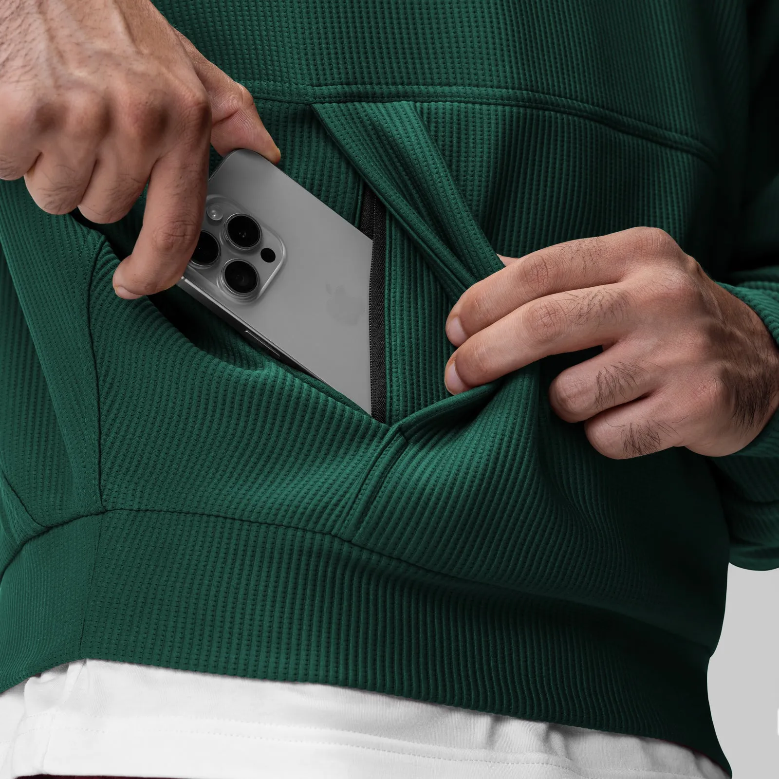 Outdoor Adventure 1019. Deltapeak? Oversized Hoodie - Forest Green