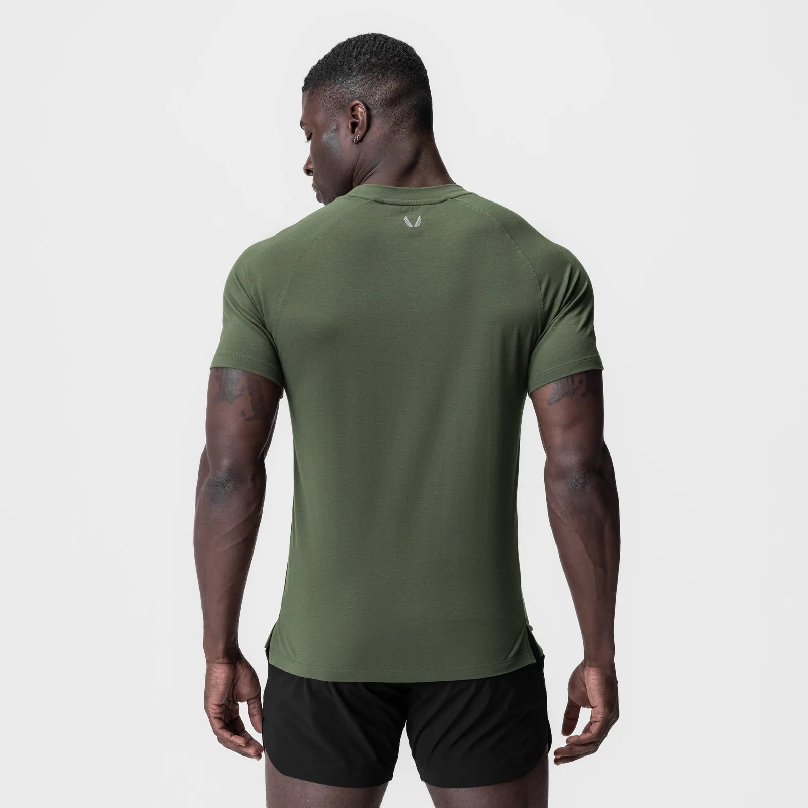 Reinforced Collar 0919. Supima? Fitted Tee - Olive