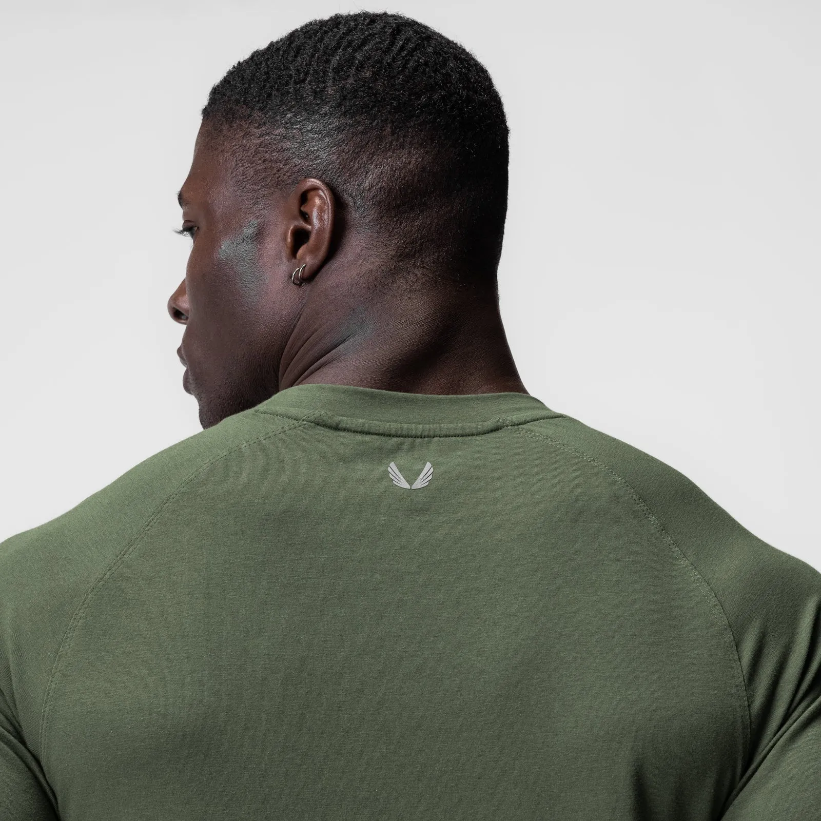 Effortless Comfort 0919. Supima? Fitted Tee - Olive