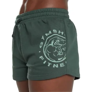 Gymshark GFX Legacy Womens Training Shorts - Green Breeze Friendly