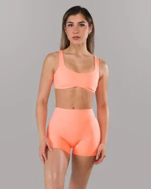 cross-training Breathable Cotton Lina Bra - Neon Coral