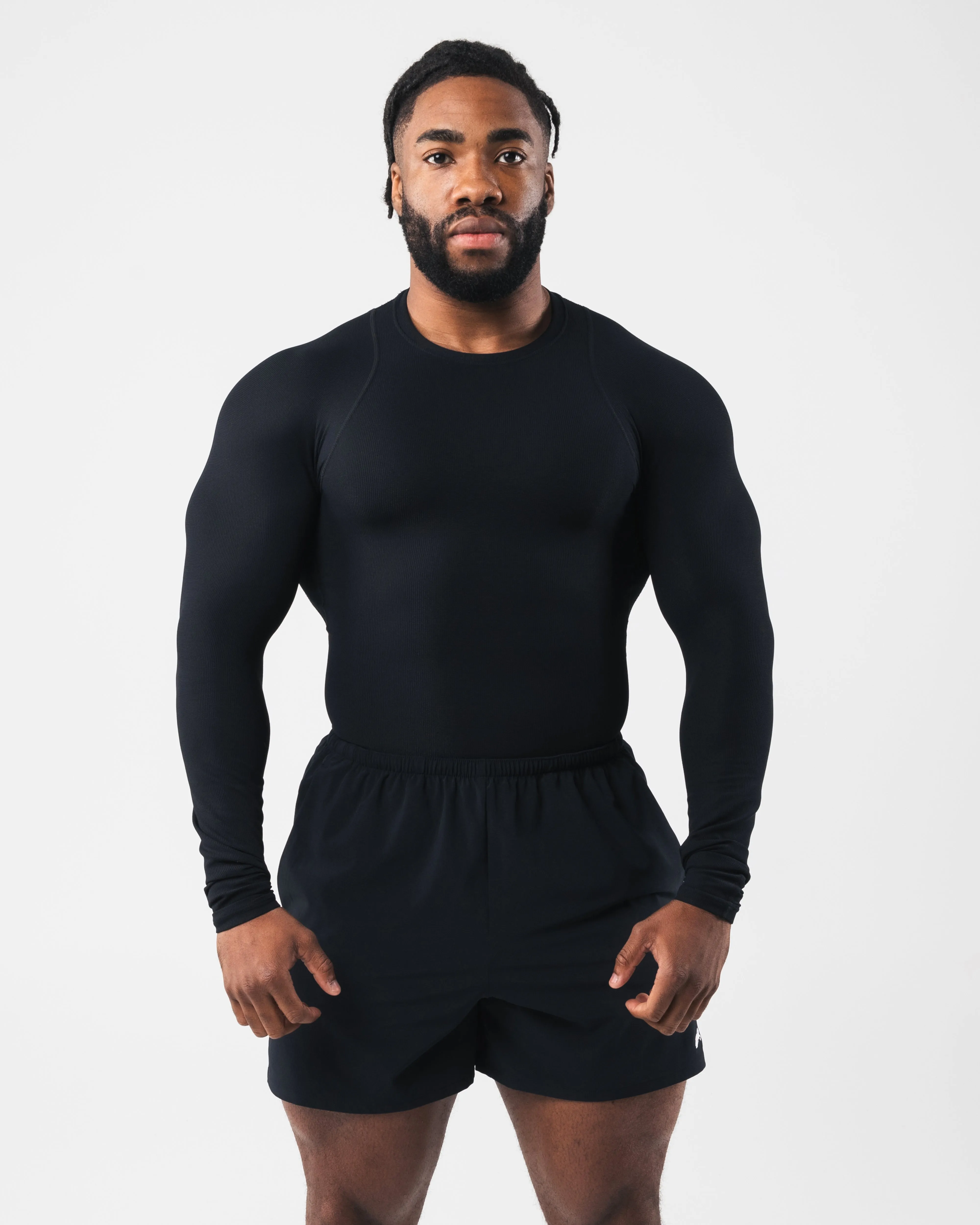 Cloudy day Power Long Sleeve - Black