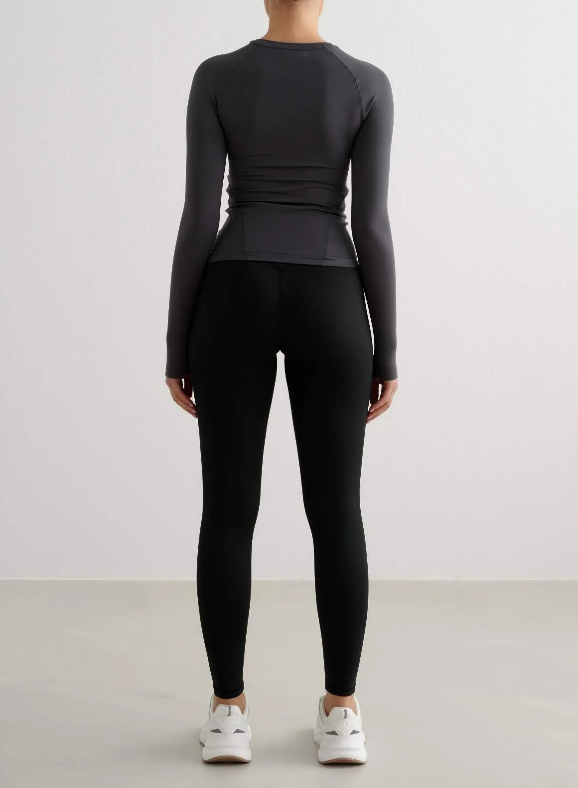Shadow Grey Soft Basic Long Sleeve easy - care