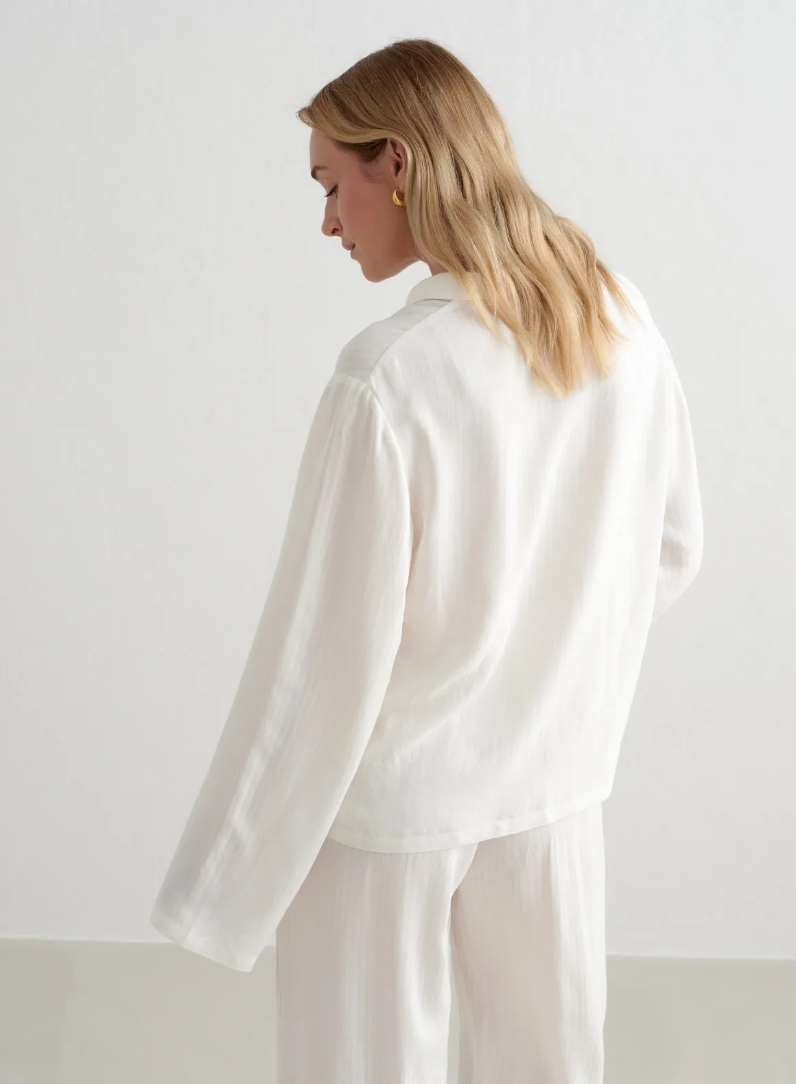Quilting cooking White Pyjama Shirt