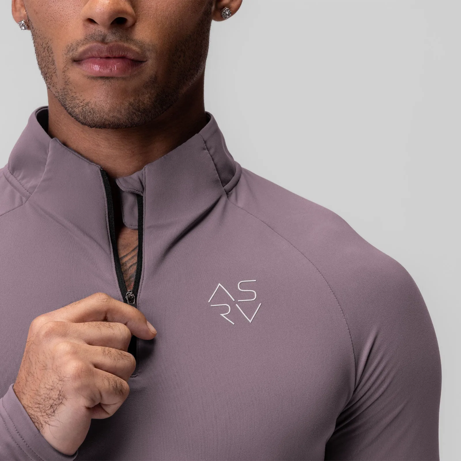 Mild Weather 0906. Thermal Training Quarter Zip - Moonscape "Cyber"
