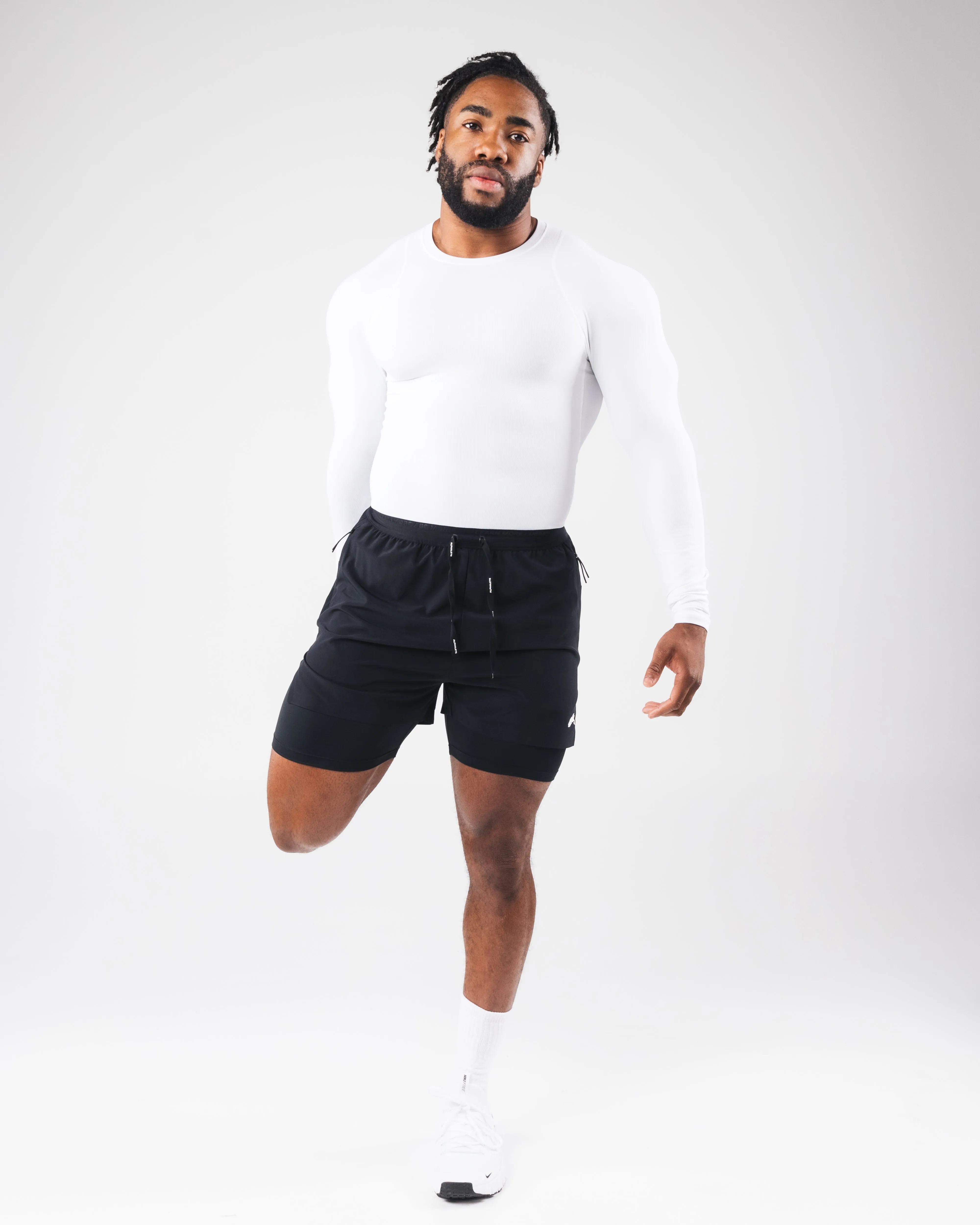 Doctor Island area Power Long Sleeve - White