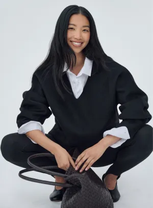 Photography Black Wool Sweatshirt