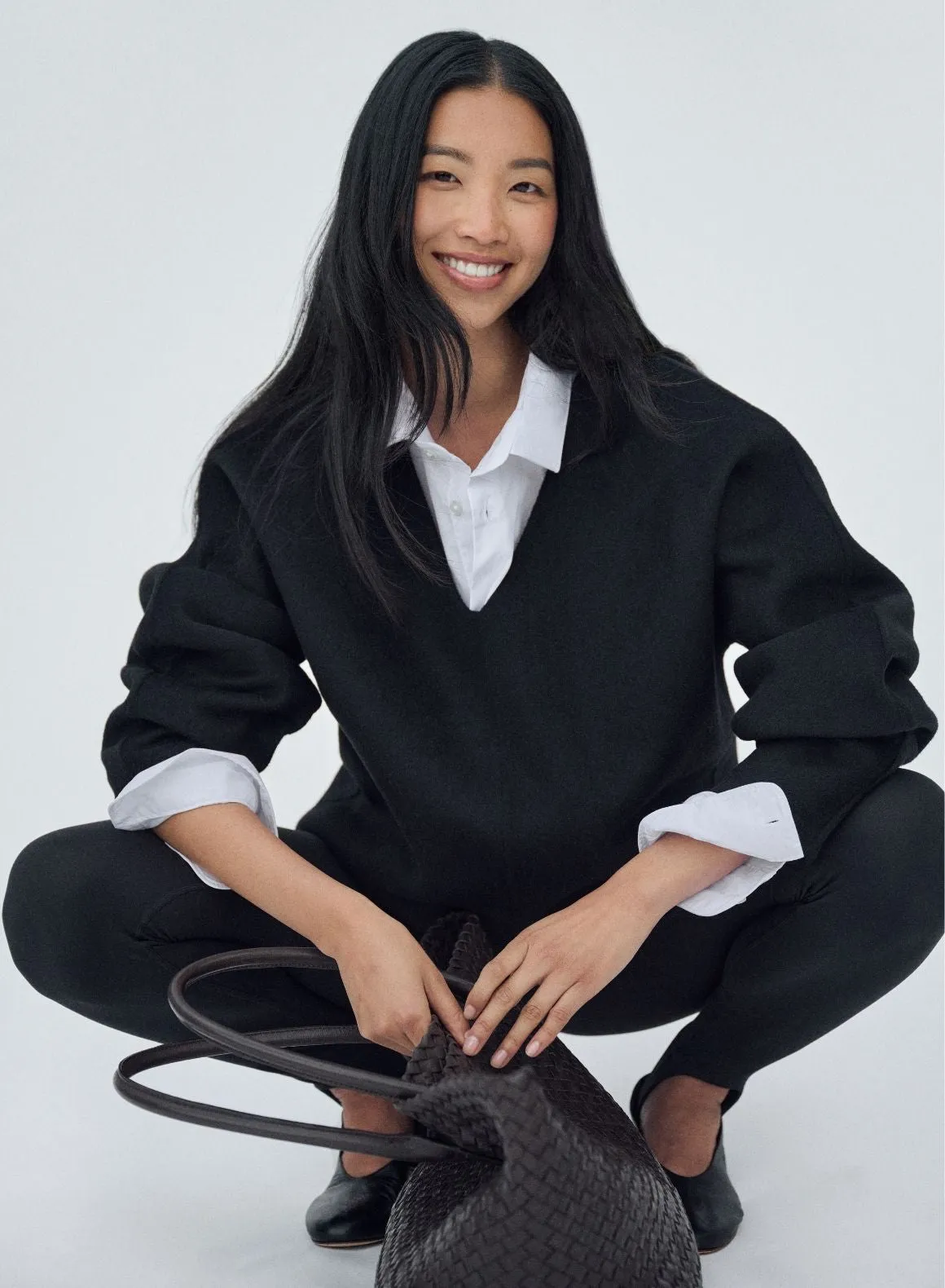 Photography Black Wool Sweatshirt