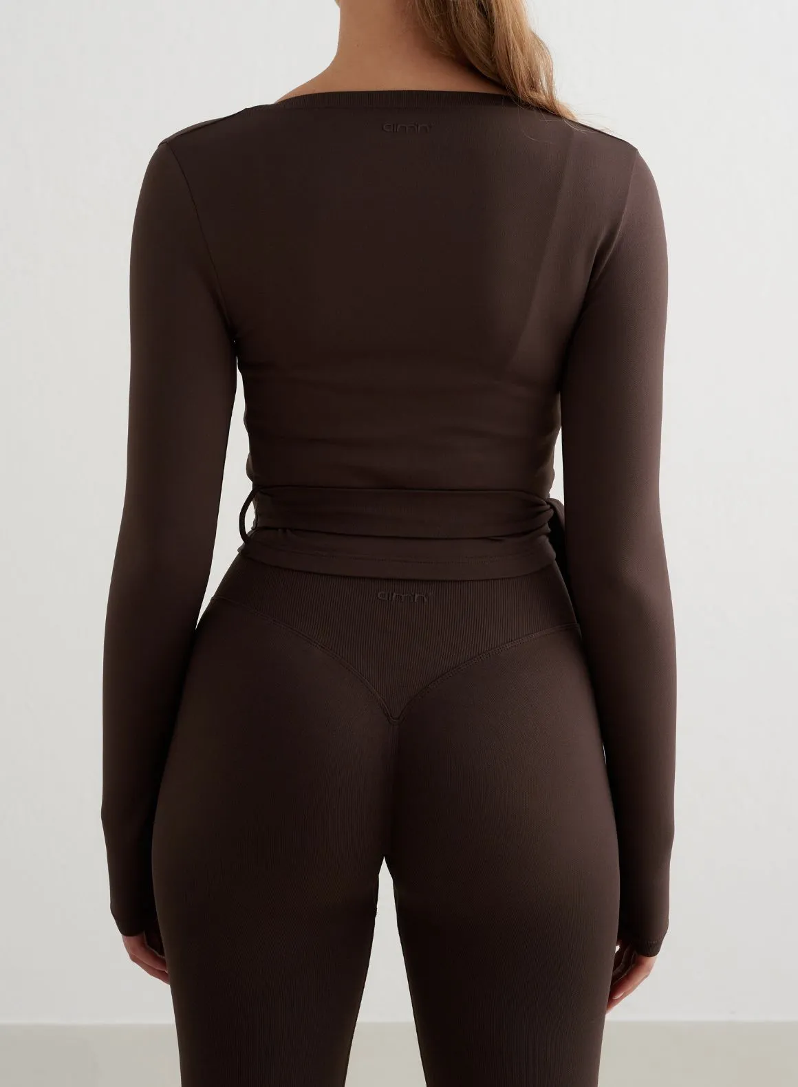 Chocolate Shape Seamless Wrap Long Sleeve Recycled
