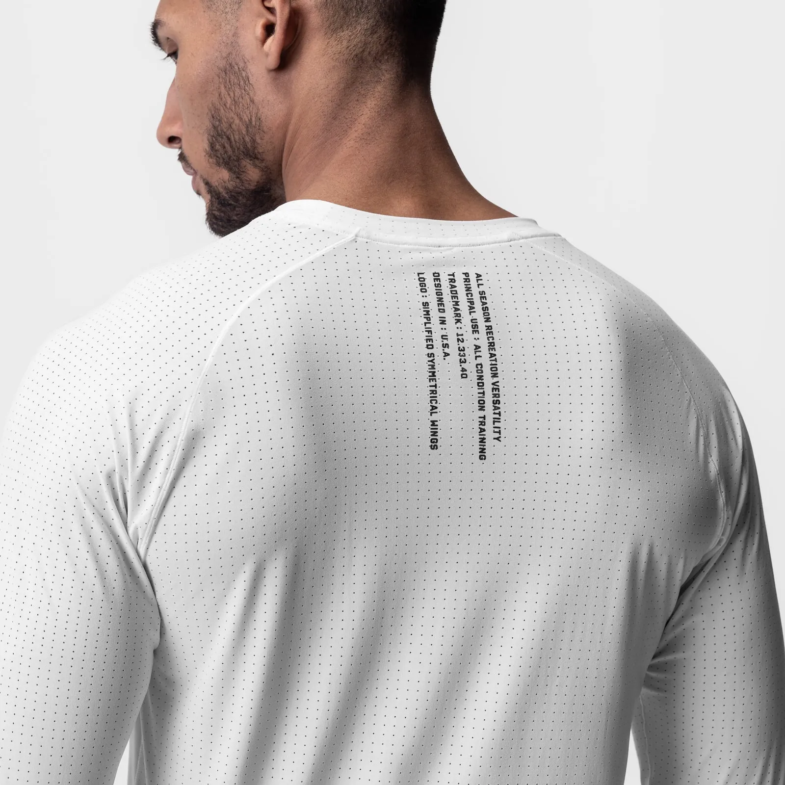 0947. Laser-Vent? Established Long Sleeve - White Halloween regular