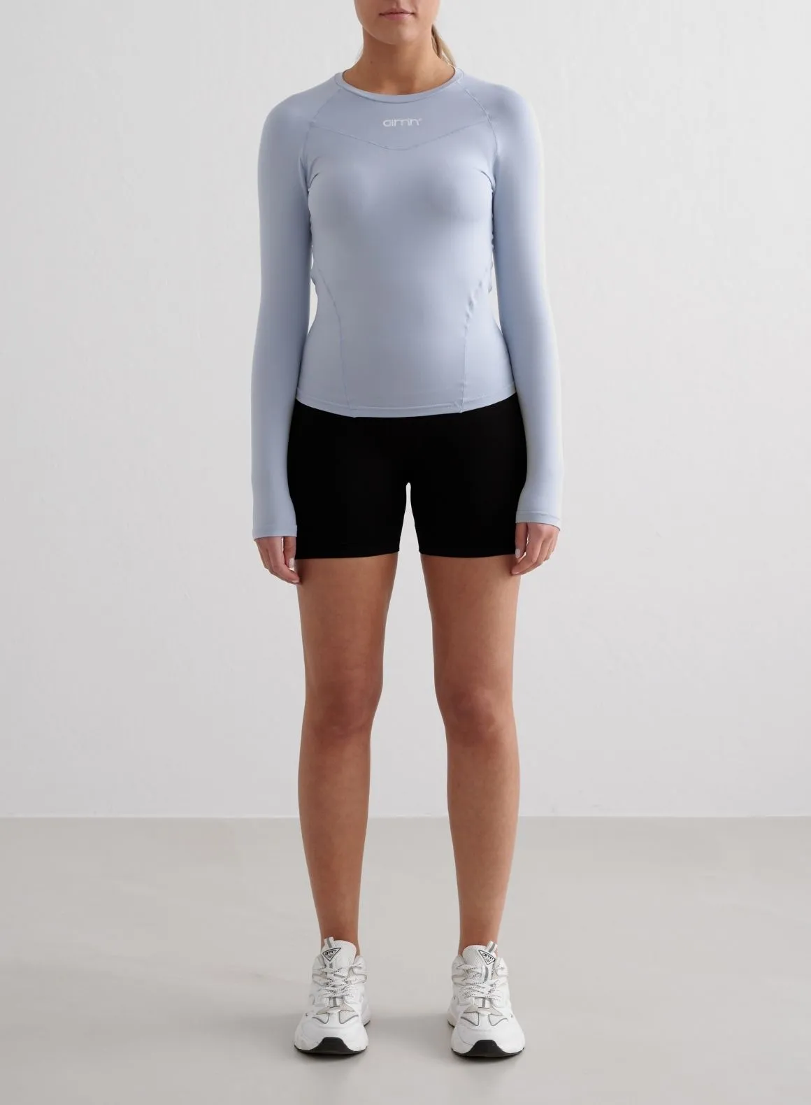 Indoor Cloudy Blue Soft Basic Long Sleeve