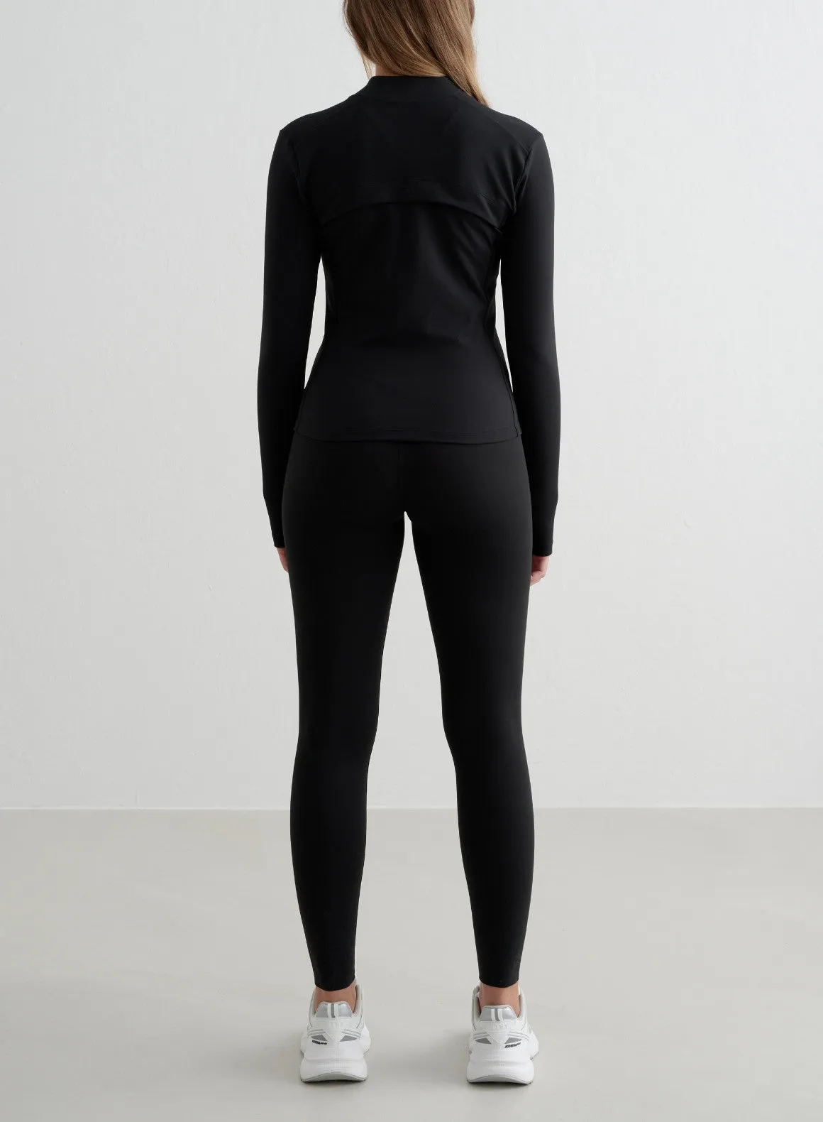 Actress Black Sense Zip Jacket